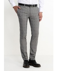 Мужские серые классические брюки от Topman