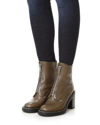 Серые кожаные ботильоны от Rag & Bone