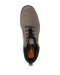 Серые кожаные ботинки дезерты от Timberland