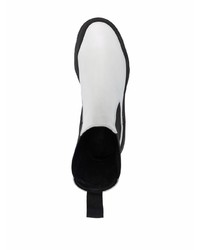 Мужские серые кожаные ботинки челси от Gmbh