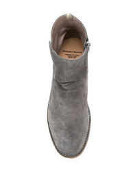 Мужские серые кожаные ботинки челси от Officine Creative