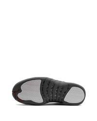 Мужские серые кожаные высокие кеды от Jordan