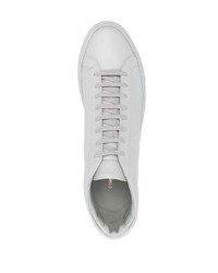 Мужские серые кожаные высокие кеды от Common Projects