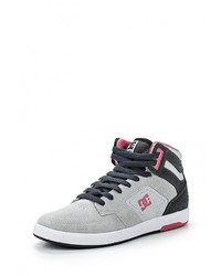 Женские серые кожаные кеды от DC Shoes