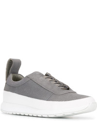 Мужские серые кожаные кеды от Blood Brother