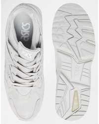 Женские серые кожаные кеды от Asics