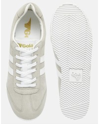 Женские серые кожаные кеды от Gola