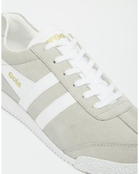 Женские серые кожаные кеды от Gola