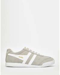 Женские серые кожаные кеды от Gola