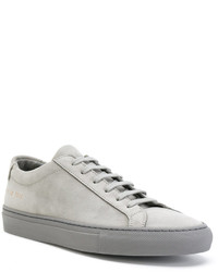 Женские серые кожаные кеды от Common Projects