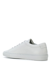 Мужские серые кожаные кеды от Common Projects