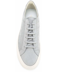 Мужские серые кожаные кеды от Common Projects