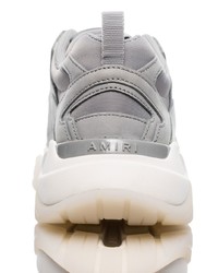 Мужские серые кожаные кроссовки от Amiri