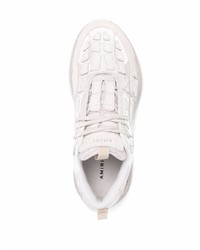 Мужские серые кожаные кроссовки от Amiri