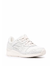 Мужские серые кожаные кроссовки от Asics