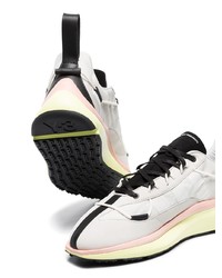 Мужские серые кожаные кроссовки от Y-3