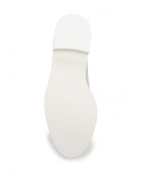 Женские серые кожаные лоферы от Portal