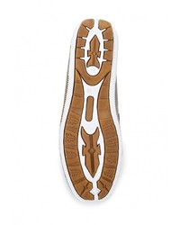 Мужские серые кожаные мокасины от Pradella