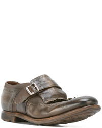 Серые кожаные монки от Church's