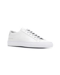 Мужские серые кожаные низкие кеды от Common Projects