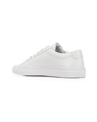 Мужские серые кожаные низкие кеды от Common Projects