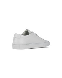 Женские серые кожаные низкие кеды от Common Projects
