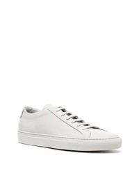 Мужские серые кожаные низкие кеды от Common Projects