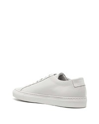 Мужские серые кожаные низкие кеды от Common Projects