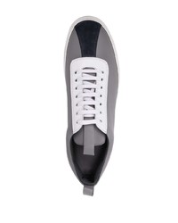 Мужские серые кожаные низкие кеды от Scarosso