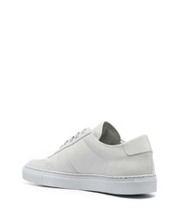 Мужские серые кожаные низкие кеды от Common Projects