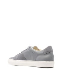 Мужские серые кожаные низкие кеды от Common Projects