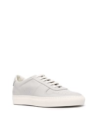 Мужские серые кожаные низкие кеды от Common Projects