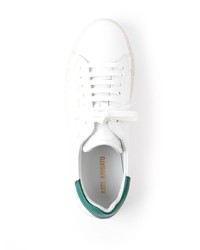 Мужские серые кожаные низкие кеды от Axel Arigato