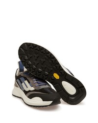 Мужские серые кожаные низкие кеды от Bally