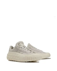 Мужские серые кожаные низкие кеды от Y-3