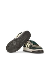 Мужские серые кожаные низкие кеды от Hogan