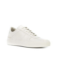 Мужские серые кожаные низкие кеды от Common Projects