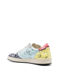 Мужские серые кожаные низкие кеды от Philippe Model Paris