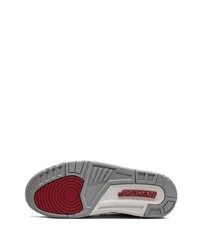 Мужские серые кожаные низкие кеды от Jordan