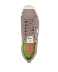 Мужские серые кожаные низкие кеды от Cariuma