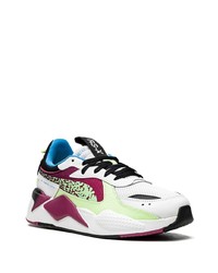 Мужские серые кожаные низкие кеды от Puma