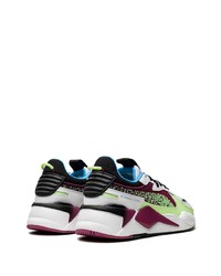 Мужские серые кожаные низкие кеды от Puma