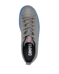 Мужские серые кожаные низкие кеды от Camper