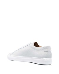 Мужские серые кожаные низкие кеды от Common Projects
