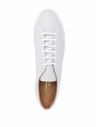 Мужские серые кожаные низкие кеды от Common Projects