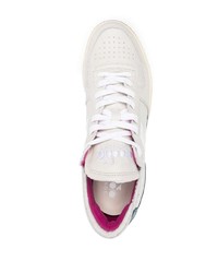 Мужские серые кожаные низкие кеды от Diadora