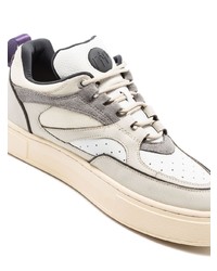 Мужские серые кожаные низкие кеды от Eytys