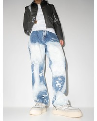 Мужские серые кожаные низкие кеды от Eytys