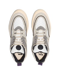 Мужские серые кожаные низкие кеды от Eytys