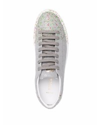 Мужские серые кожаные низкие кеды от Hide&Jack